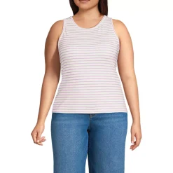 Women's Drapey Rib Fitted Tank Top