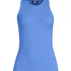 Women's Drapey Rib Fitted Tank Top