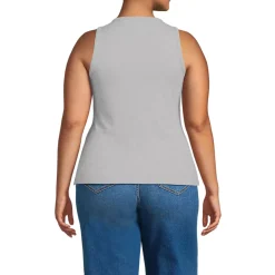 Women's Drapey Rib Fitted Tank Top