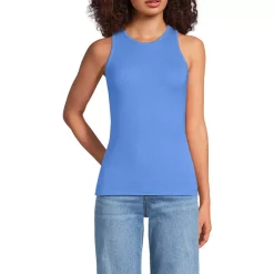 Women's Drapey Rib Fitted Tank Top