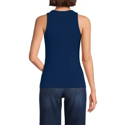 Women's Drapey Rib Fitted Tank Top
