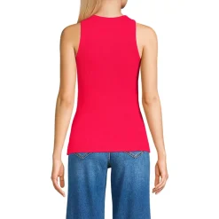 Women's Drapey Rib Fitted Tank Top