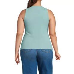 Women's Drapey Rib Fitted Tank Top