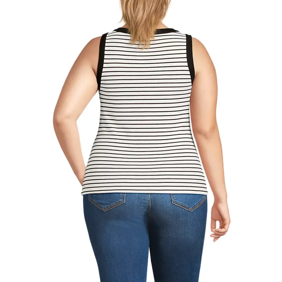 Women's Drapey Rib Fitted Tank Top