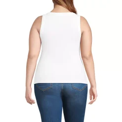 Women's Drapey Rib Fitted Tank Top