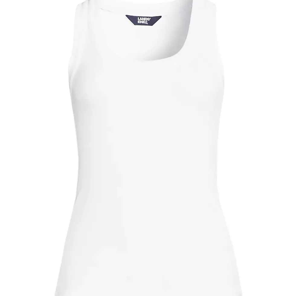 Women's Drapey Rib Fitted Tank Top
