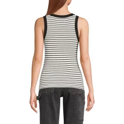 Women's Drapey Rib Fitted Tank Top