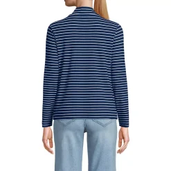 Women's Drapey Rib Skimming Long Sleeve Mock Neck