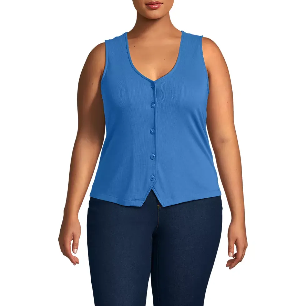 Women's Drapey Rib Vest