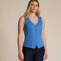 Women's Drapey Rib Vest