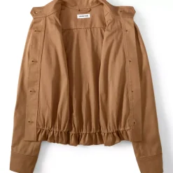 Women's Drapey Twill Bubble Hem Jacket