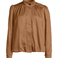Women's Drapey Twill Bubble Hem Jacket