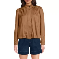 Women's Drapey Twill Bubble Hem Jacket