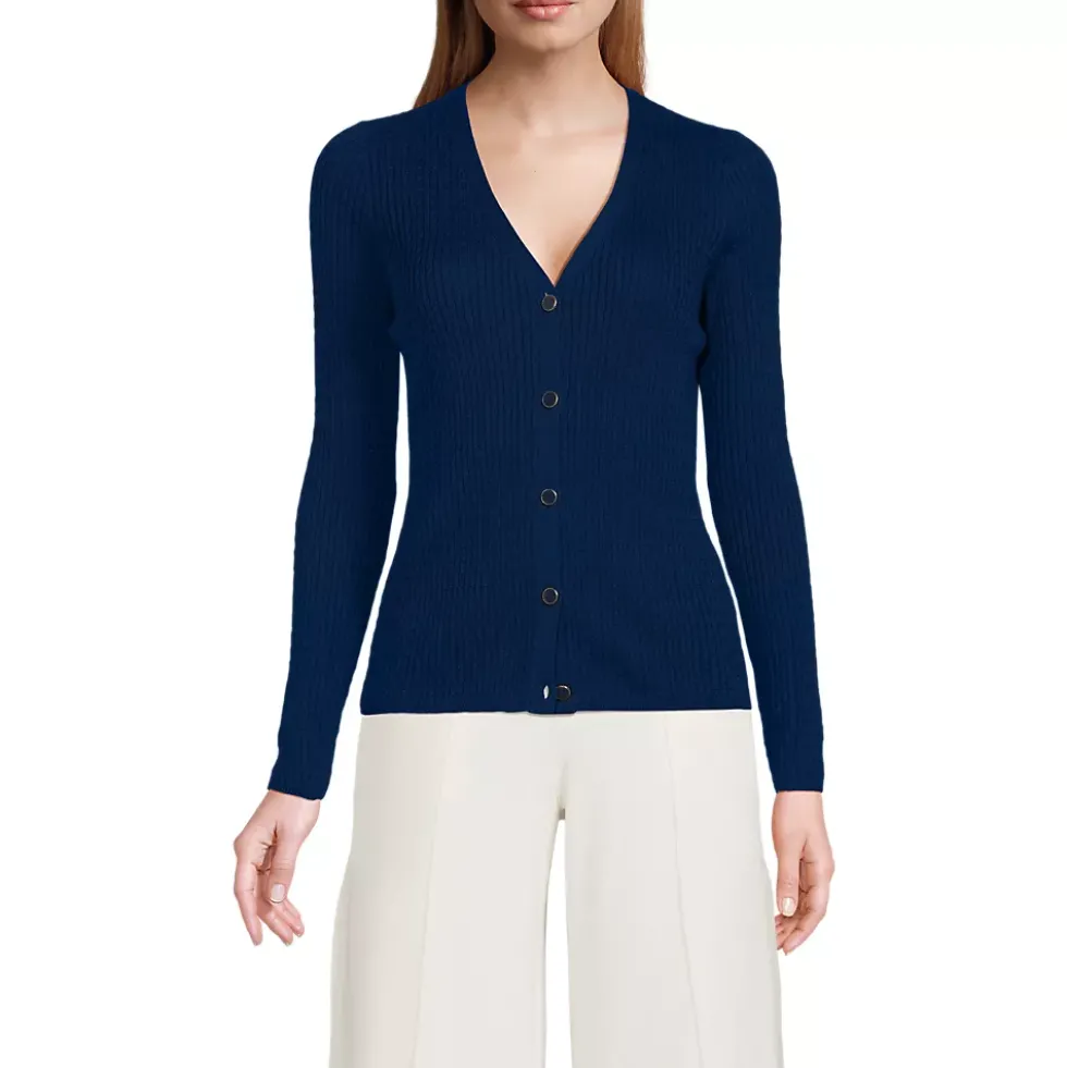 Women's Drifter Baby Cable VNeck Cardigan Sweater - Set Top