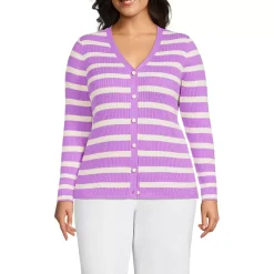 Women's Drifter Baby Cable VNeck Cardigan Sweater - Set Top