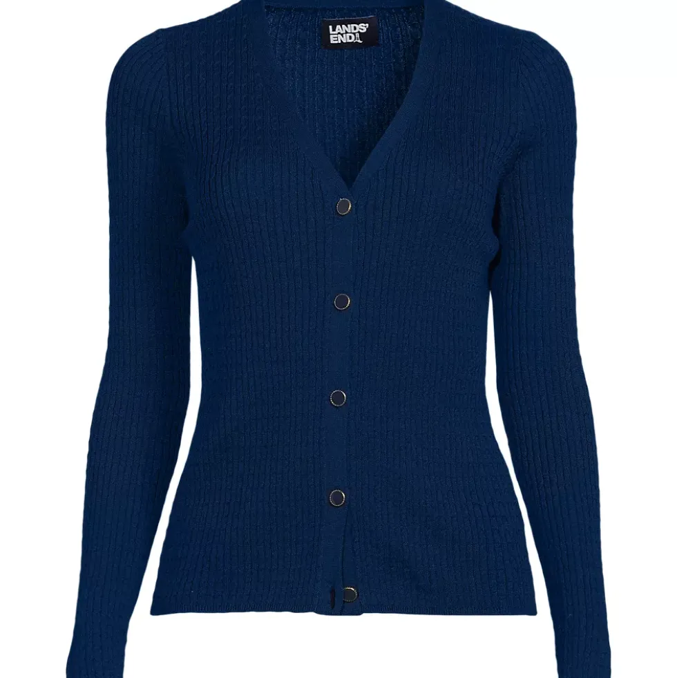 Women's Drifter Baby Cable VNeck Cardigan Sweater - Set Top