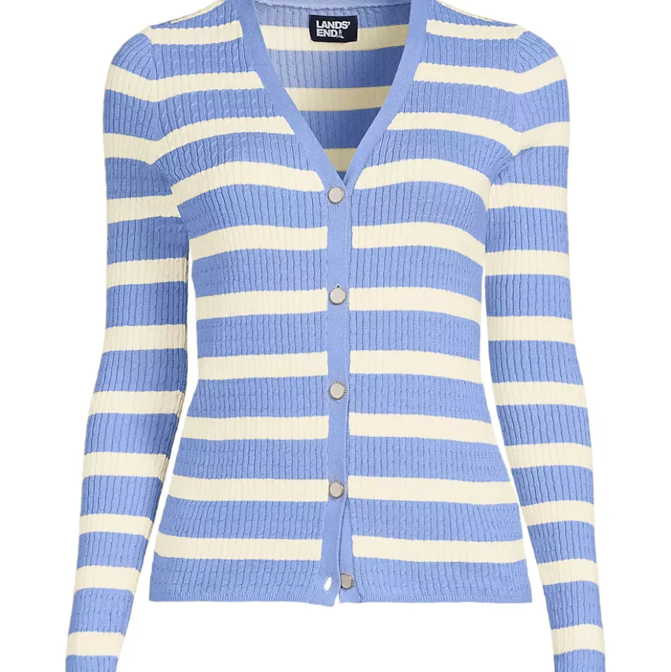 Women's Drifter Baby Cable VNeck Cardigan Sweater - Set Top
