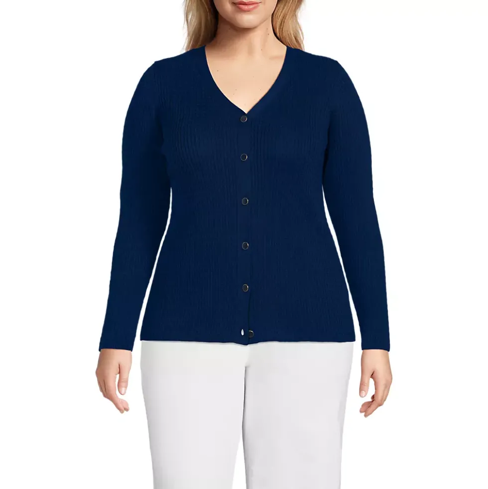 Women's Drifter Baby Cable VNeck Cardigan Sweater - Set Top