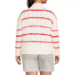 Women's Drifter Cable Quarter Zip Sweater