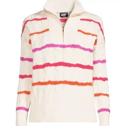 Women's Drifter Cable Quarter Zip Sweater
