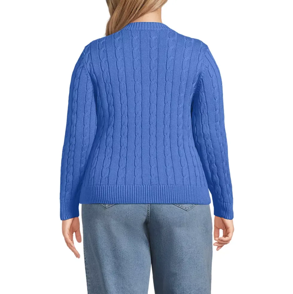 Women's Drifter Classic Cable Crew Neck Sweater