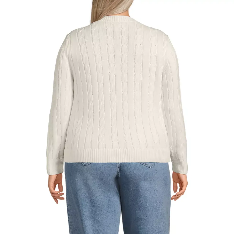 Women's Drifter Classic Cable Crew Neck Sweater