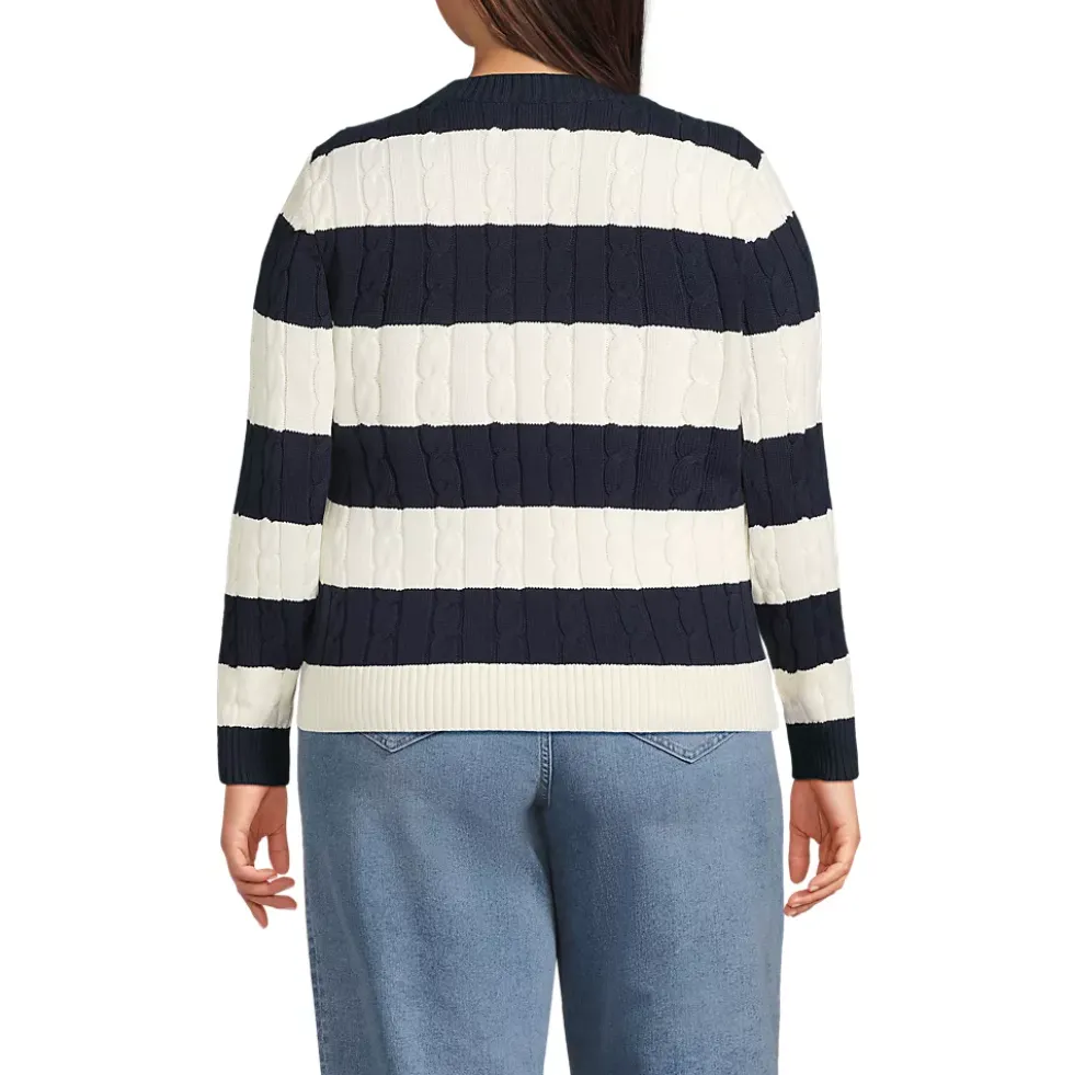 Women's Drifter Classic Cable Crew Neck Sweater