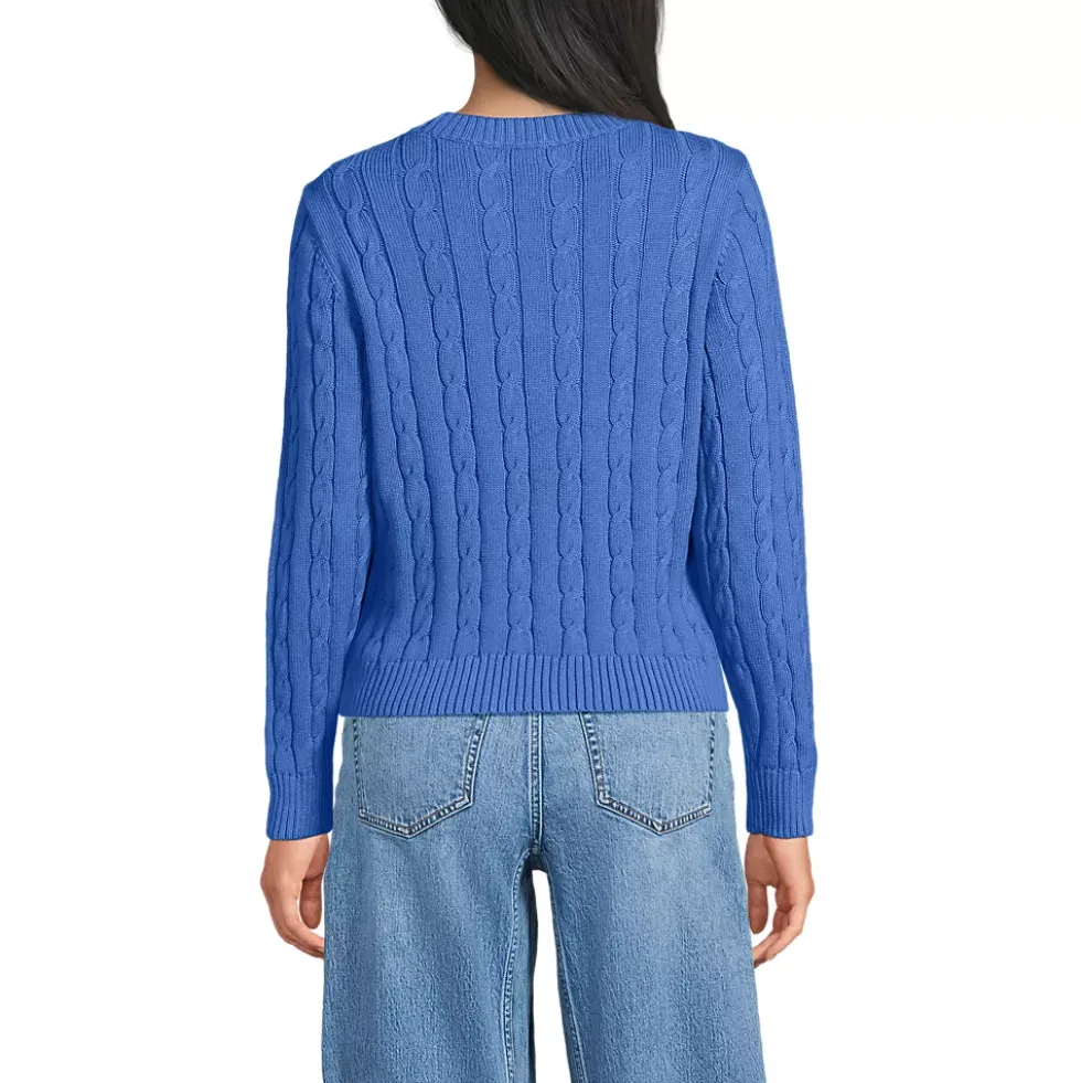 Women's Drifter Classic Cable Crew Neck Sweater