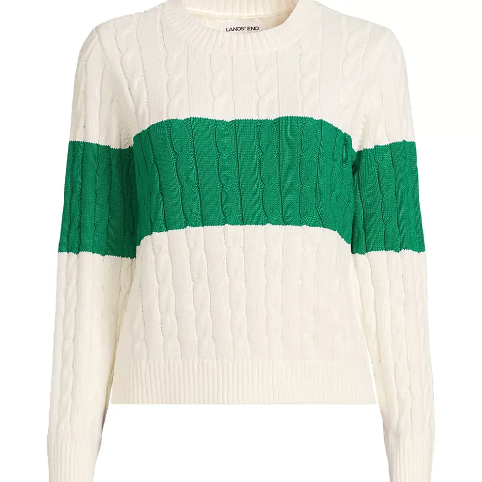 Women's Drifter Classic Cable Crew Neck Sweater