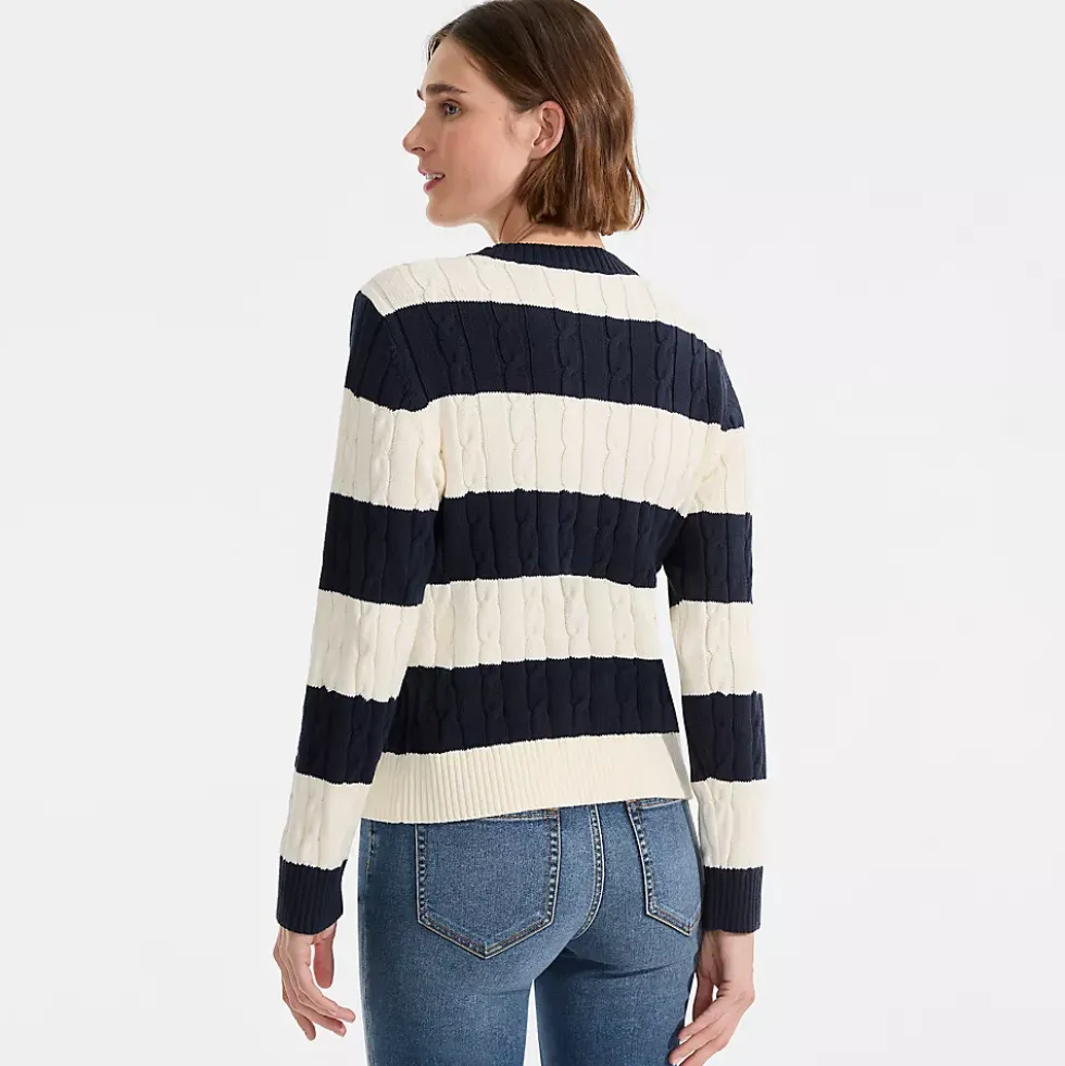 Women's Drifter Classic Cable Crew Neck Sweater