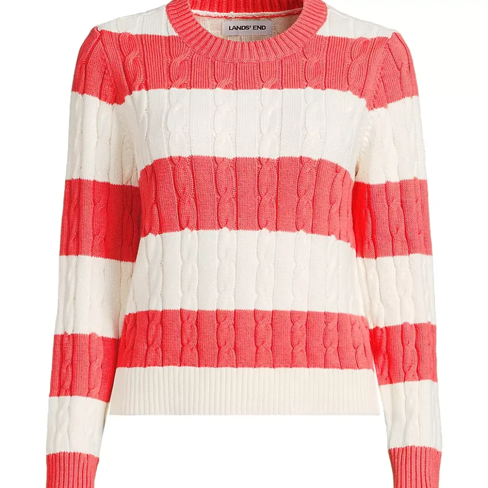 Women's Drifter Classic Cable Crew Neck Sweater