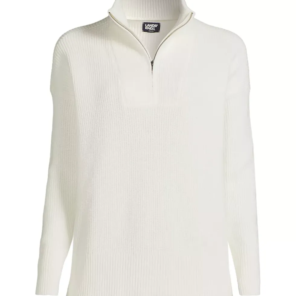 Women's Drifter Cotton Quarter Zip Pullover Sweater