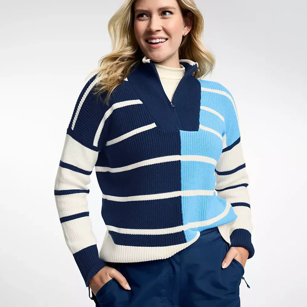 Women's Drifter Cotton Quarter Zip Pullover Sweater