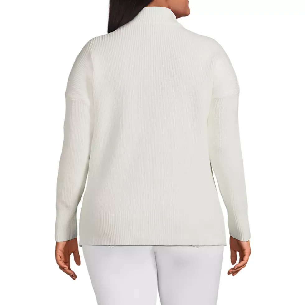 Women's Drifter Cotton Quarter Zip Pullover Sweater