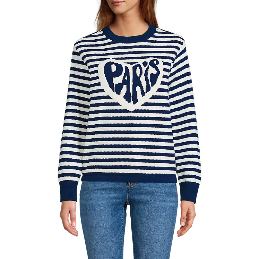 Women's Drifter Jacquard Crew Neck Sweater
