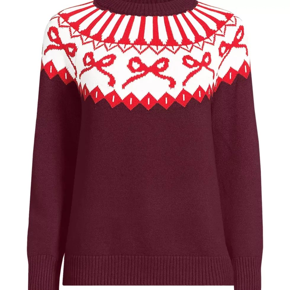 Women's Drifter Jacquard Raglan Crew Neck Sweater