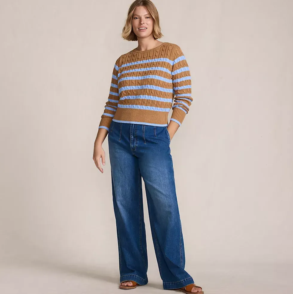 Women's Drifter Modern Cable Crew Sweater