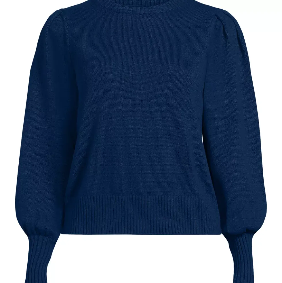 Women's Drifter Puff Sleeve Crew Neck Sweater
