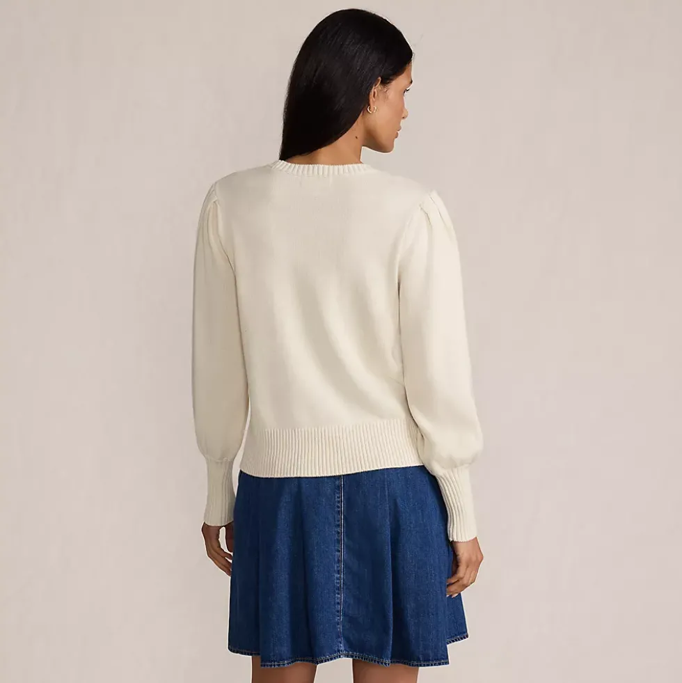 Women's Drifter Puff Sleeve Crew Neck Sweater