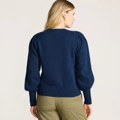 Women's Drifter Puff Sleeve Crew Neck Sweater