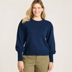 Women's Drifter Puff Sleeve Crew Neck Sweater