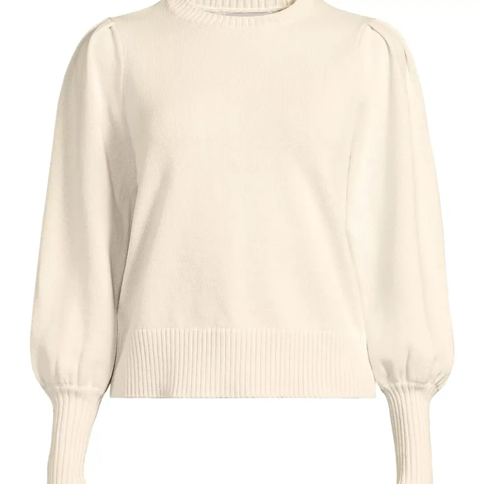 Women's Drifter Puff Sleeve Crew Neck Sweater
