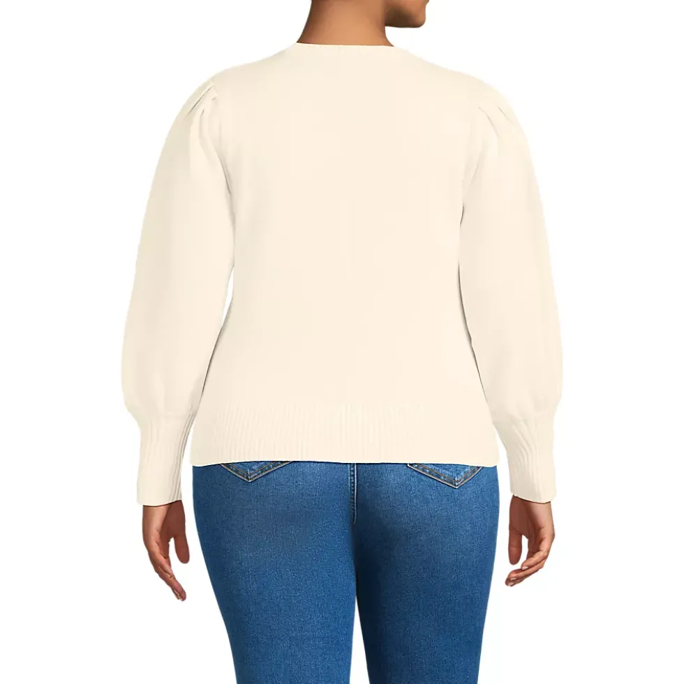 Women's Drifter Puff Sleeve Crew Neck Sweater