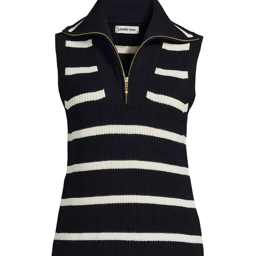 Women's Drifter Quarter Zip Vest Sweater