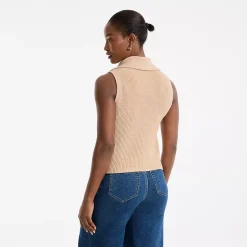 Women's Drifter Quarter Zip Vest Sweater