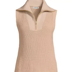 Women's Drifter Quarter Zip Vest Sweater