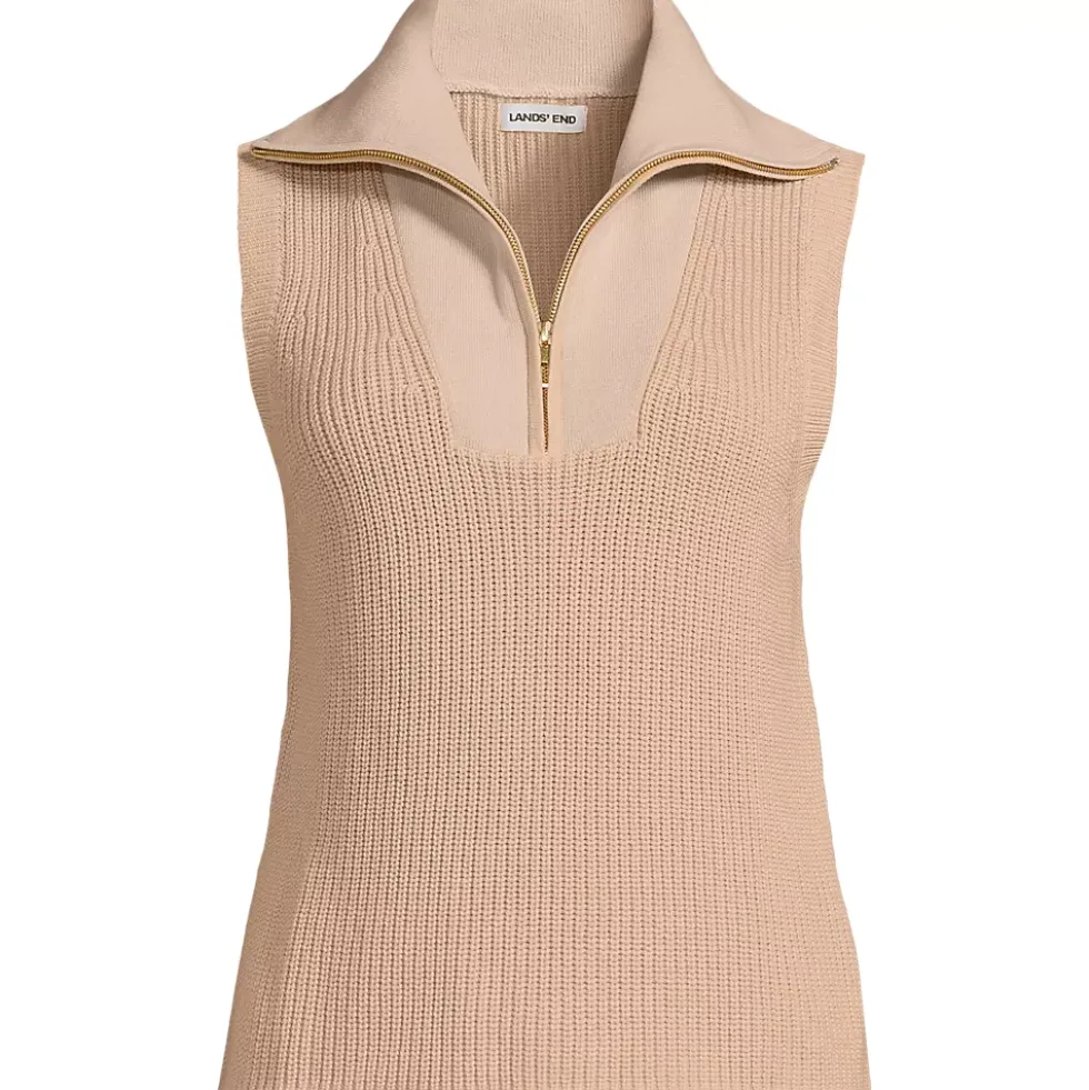 Women's Drifter Quarter Zip Vest Sweater