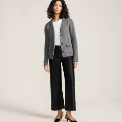 Women's Drifter Ribbed Collared Blazer Sweater