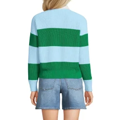 Women's Drifter Rugby with Woven Collar Sweater