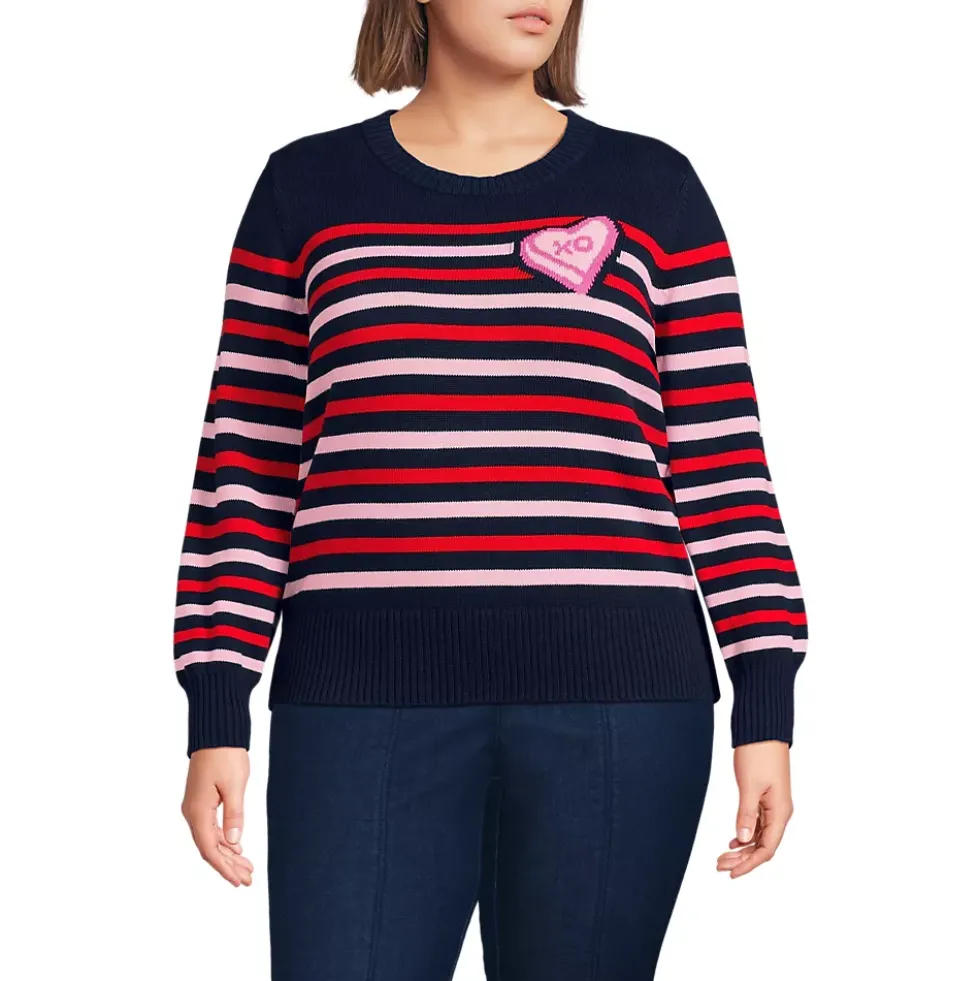Women's Drifter Set in Sleeve Crew Neck Sweater
